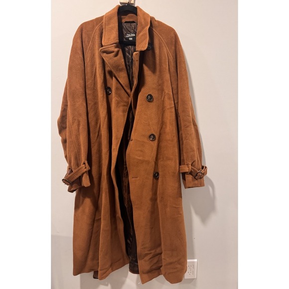 Jean Paul Gaultier Other - Jean Paul Gaultier Homme Mens Vintage Alpaca Wool Double Breasted Trench Coat 38